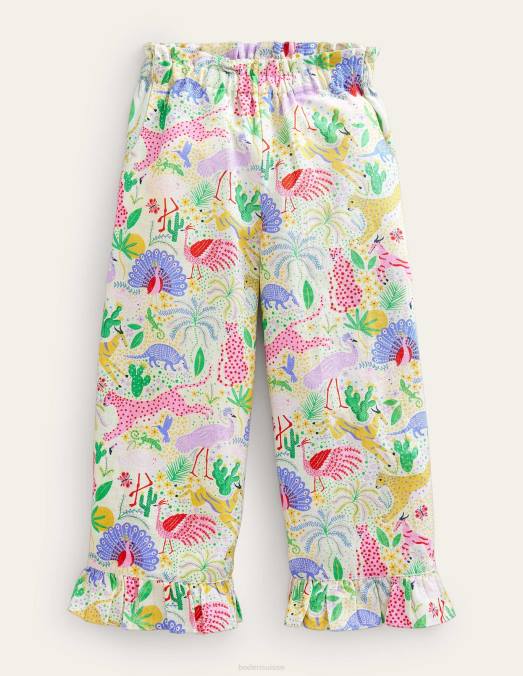 Boden vêtements multi-désert filles pantalon large à volants LB2X2758