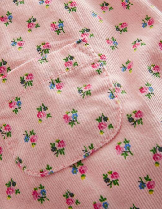 Boden vêtements provence rose poudré filles salopette tissée LB2X2995