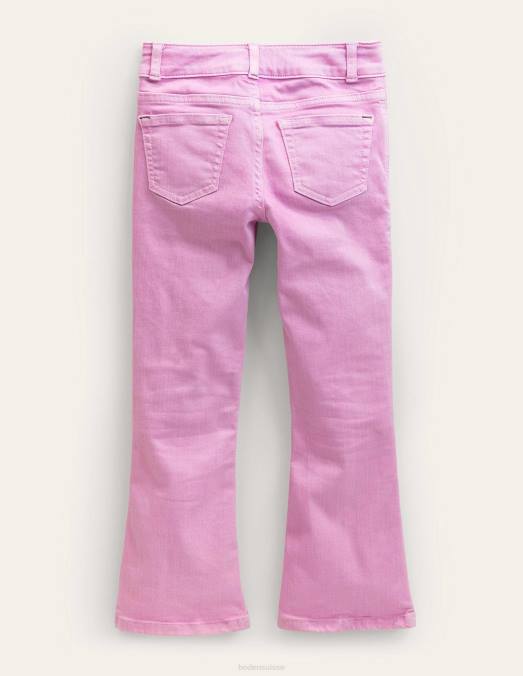 Boden vêtements rose lilas filles jean évasé LB2X3021