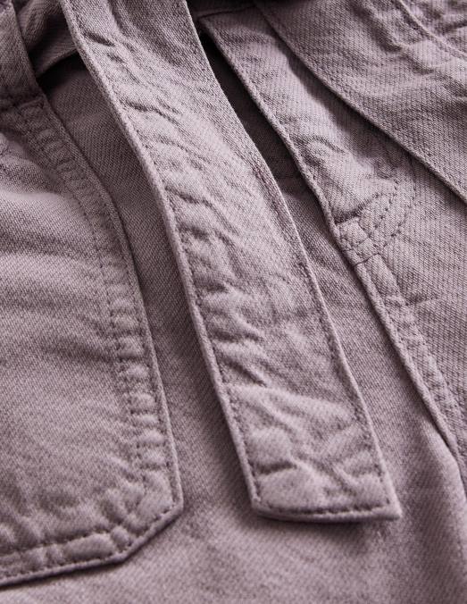 Boden vêtements souffle de mammouth violet filles pantalon cargo à taille nouée LB2X795