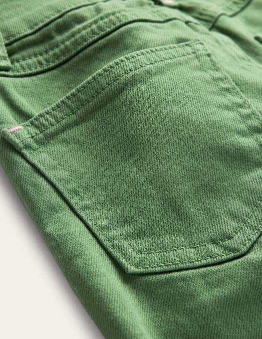 Boden vêtements vert herbe profonde filles jean évasé LB2X2670