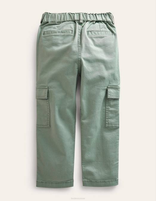 Boden vêtements vert poterie filles pantalon cargo raccourci LB2X2712