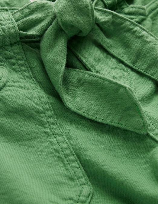 Boden vêtements vert safari filles pantalon cargo à taille nouée LB2X2726