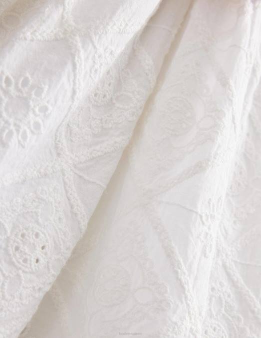 Boden vêtements Ivoire filles robe mini me en broderie anglaise LB2X2813