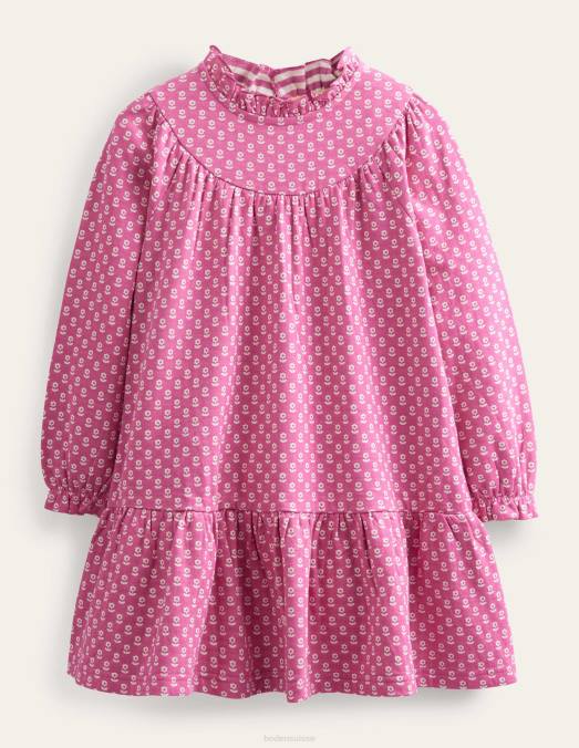 Boden vêtements douce fleur rose William filles robe sweat légère LB2X3181