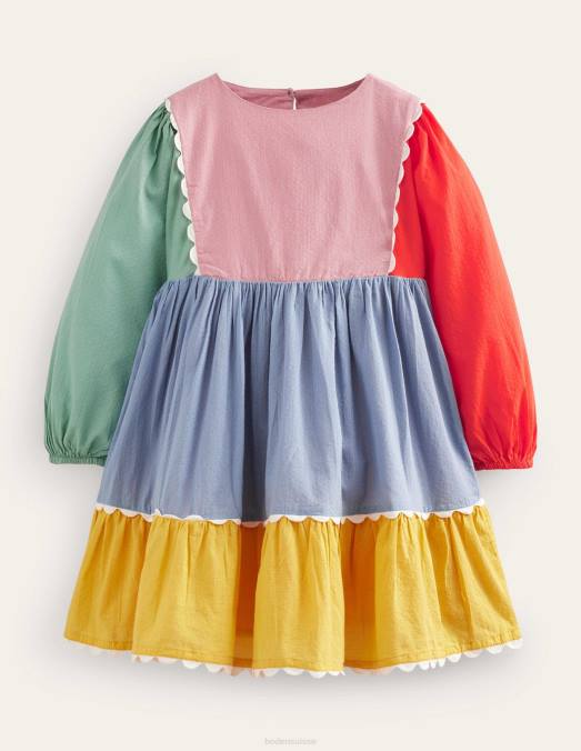 Boden vêtements multi filles robe festonnée à volants LB2X749