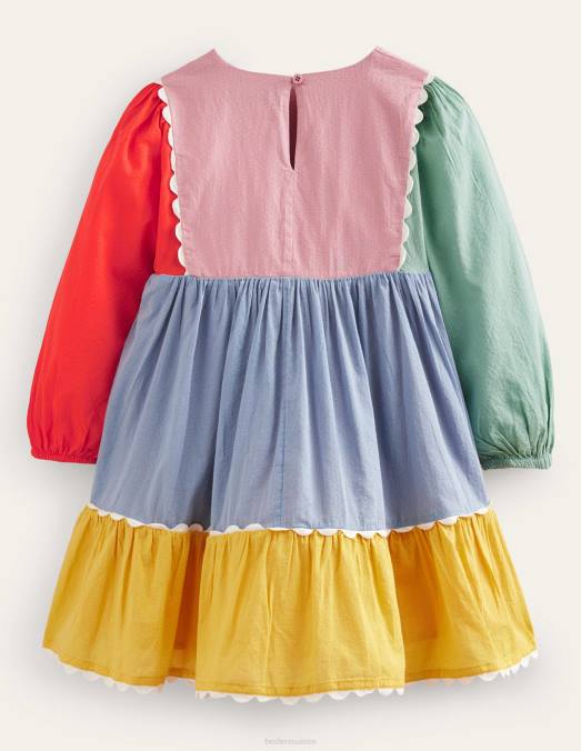 Boden vêtements multi filles robe festonnée à volants LB2X749