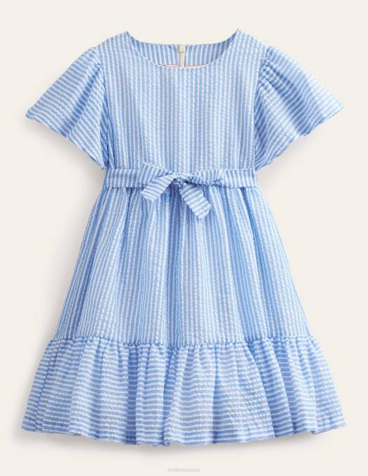 Boden vêtements penzance/ivoire filles robe ajustée et évasée LB2X2793