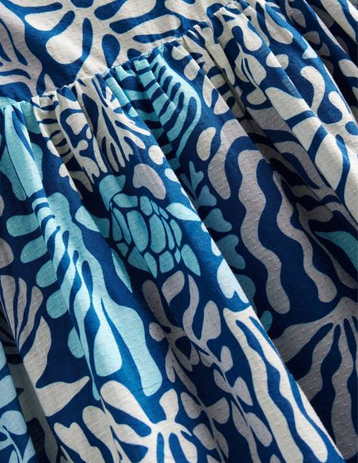 Boden vêtements récif de corail tribord filles robe midi à bretelles LB2X2821