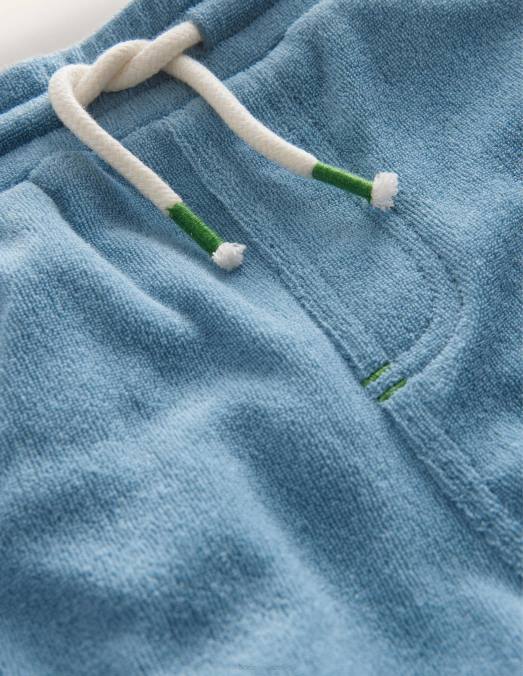 Boden vêtements caillou Bleu filles short en jersey rétro LB2X2656