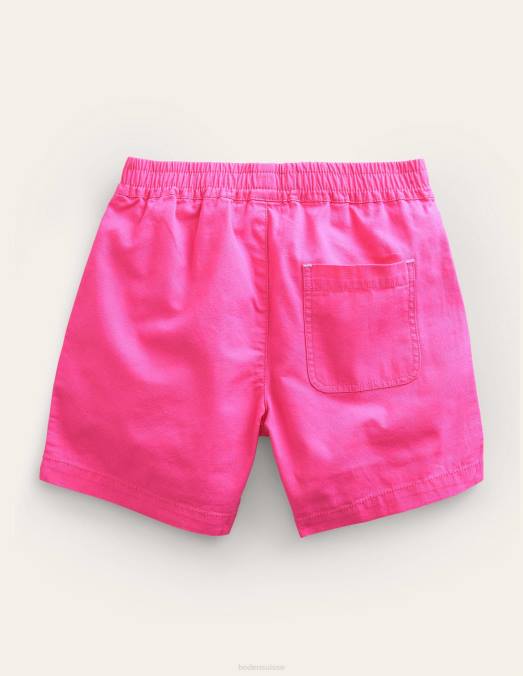 Boden vêtements festival rose filles short actif anti-déchirure LB2X776