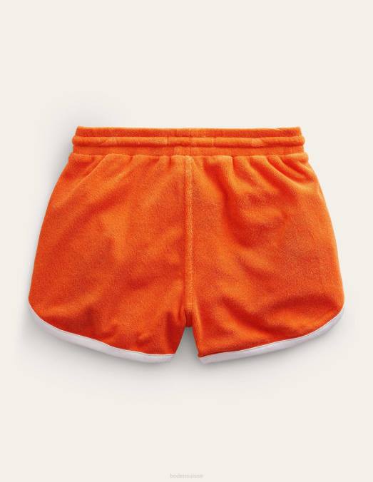 Boden vêtements opale de feu orange filles short en jersey rétro LB2X2742