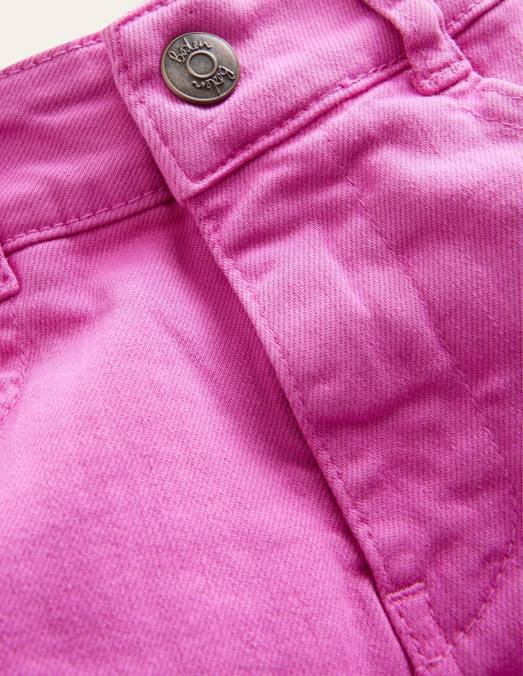 Boden vêtements rose chatouillé filles short en jean taille haute LB2X2699