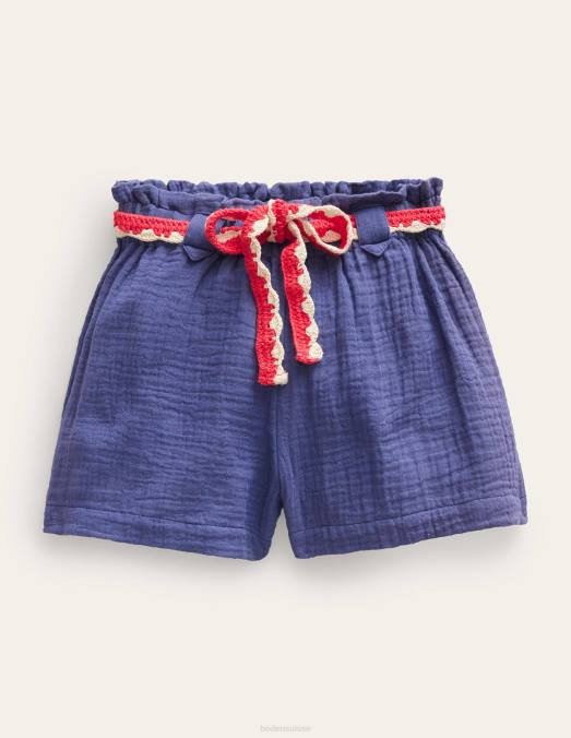 Boden vêtements tribord souple filles short froissé au crochet LB2X2693