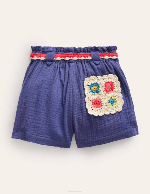 Boden vêtements tribord souple filles short froissé au crochet LB2X2693