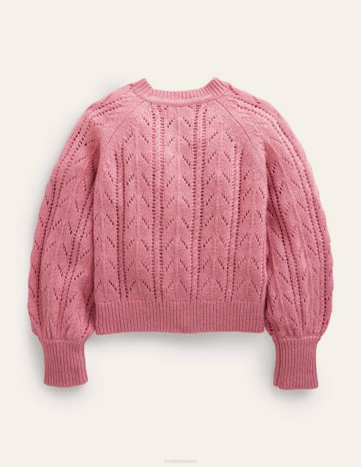 Boden vêtements Fleur d'amandier filles pull texturé décontracté LB2X2877