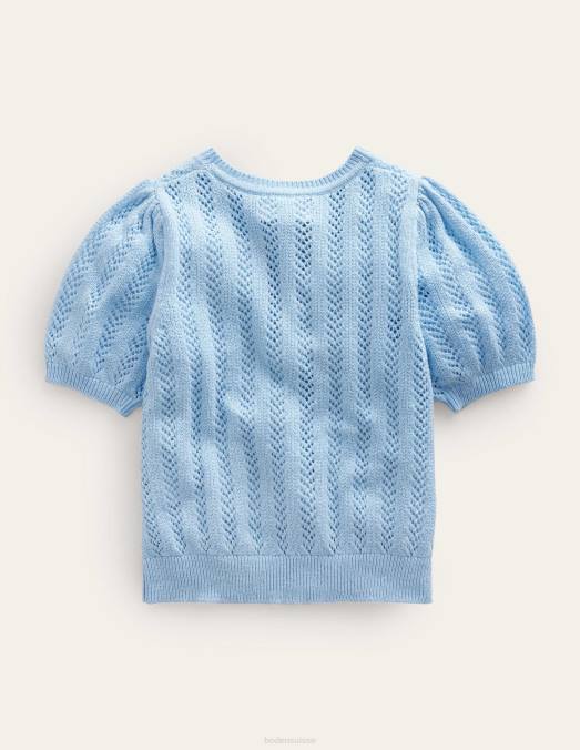 Boden vêtements bleu brunnera filles cardigan aux fruits au crochet LB2X3217