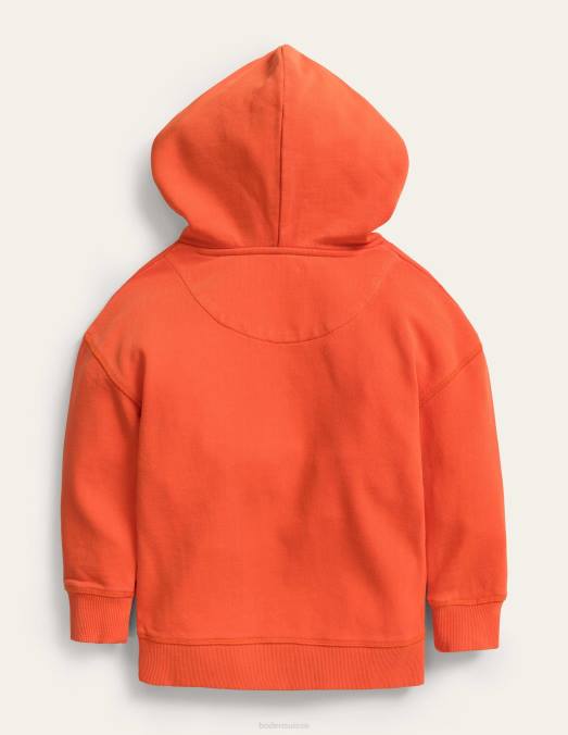Boden vêtements mandarine filles sweat à capuche teint en pièce LB2X3161