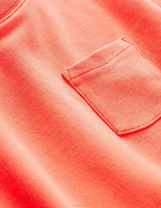 Boden vêtements orange fluo filles sweat-shirt ultradoux LB2X3205