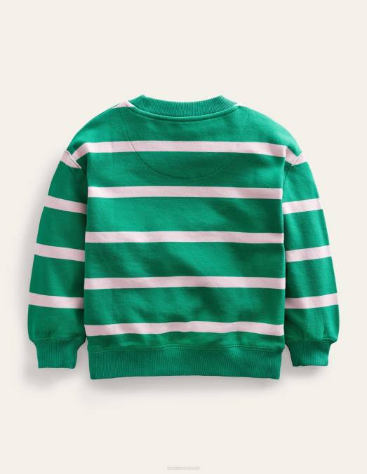 Boden vêtements rose français/clairière ombragée filles sweat-shirt imprimé LB2X3037