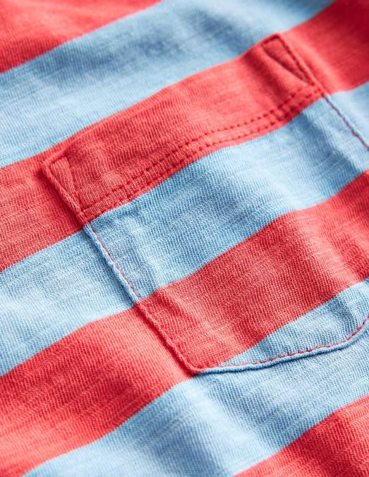 Boden vêtements bleu crépuscule/confiture garçons t-shirt délavé à manches longues LB2X846