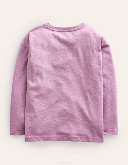 Boden vêtements grenouille violette garçons t-shirt décontracté grenouille LB2X861
