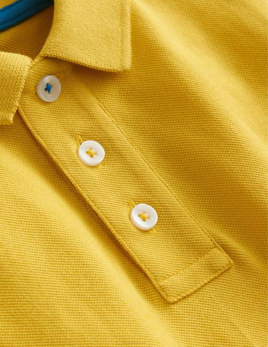 Boden vêtements jaune de maïs garçons polo piqué LB2X869