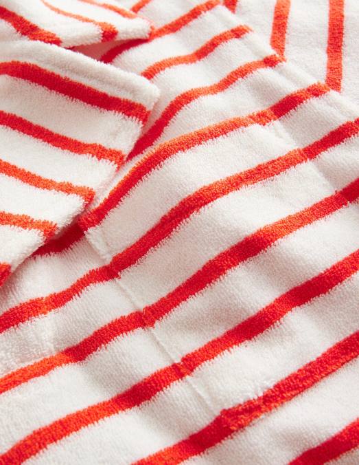 Boden vêtements rouge blanc garçons polo en éponge LB2X873