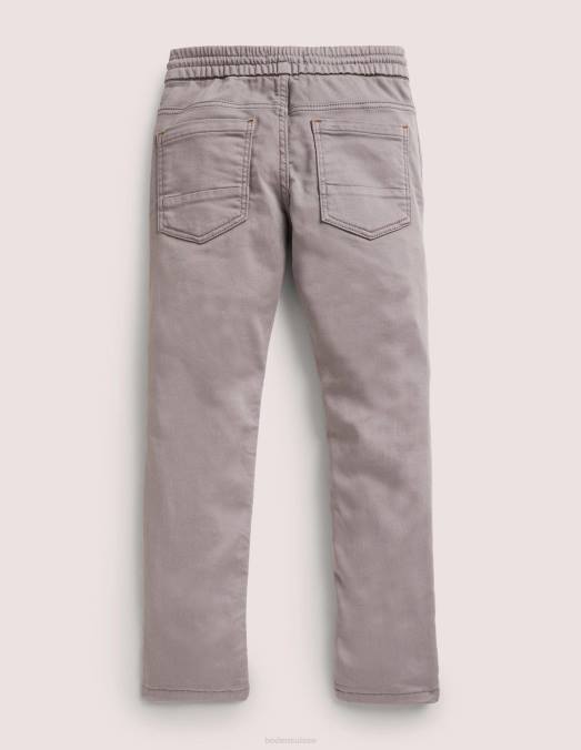 Boden vêtements jean gris garçons jean skinny en jersey LB2X906