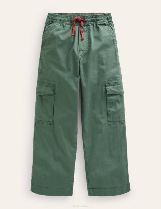 Boden vêtements monstre vert garçons cargos à jambes larges LB2X911