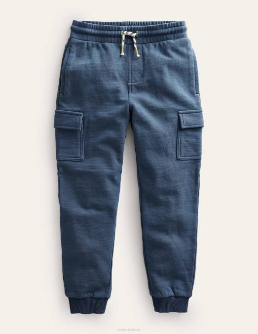 Boden vêtements robot bleu garçons pantalon de jogging cargo teint en pièce LB2X895