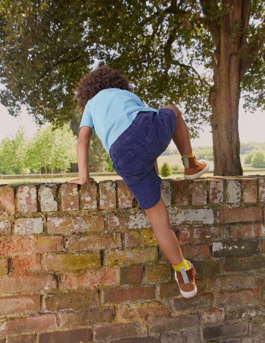 Boden vêtements marine universitaire garçons short rétro en velours côtelé LB2X884