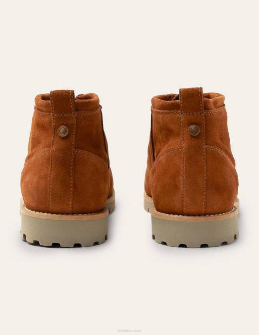 Boden chaussure brun clair Hommes bottes à lacets en daim LB2X3586