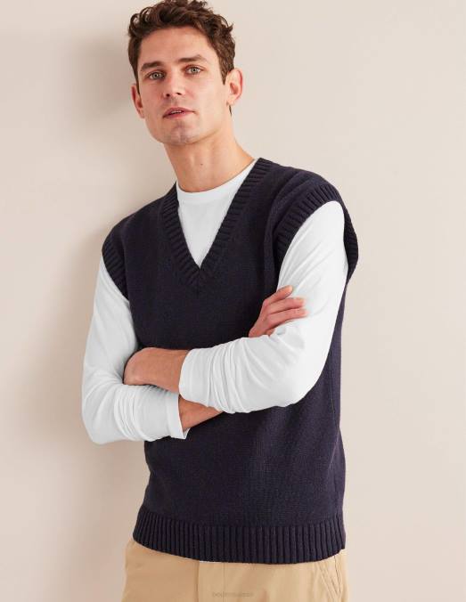 Boden vêtements blanc Hommes t-shirt slim à manches longues LB2X3638