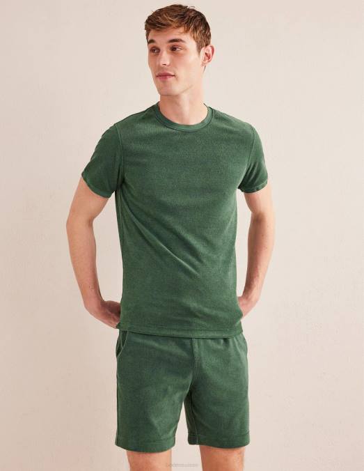 Boden vêtements feuille de palmier verte Hommes t-shirt en éponge LB2X3567