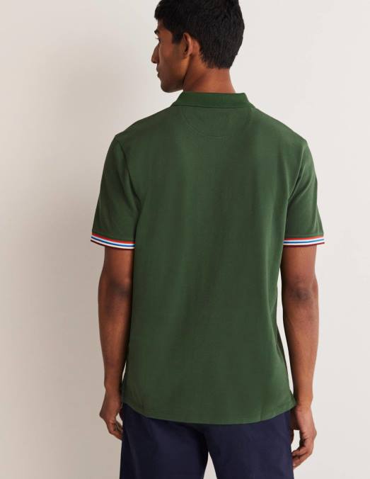Boden vêtements parc vert Hommes polo piqué LB2X3635