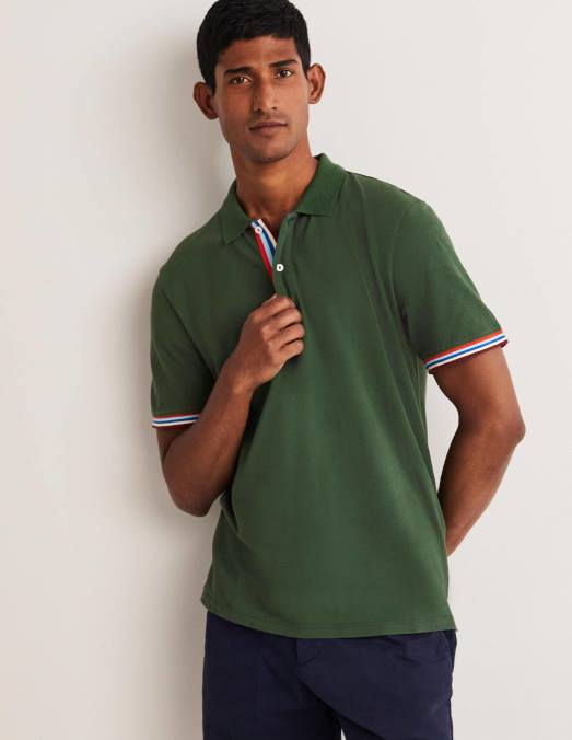 Boden vêtements parc vert Hommes polo piqué LB2X3635