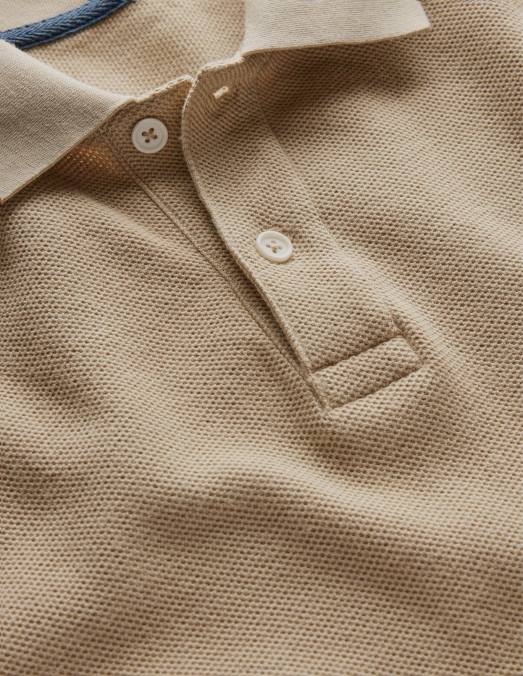 Boden vêtements pierre Hommes polo décontracté à manches longues LB2X3544