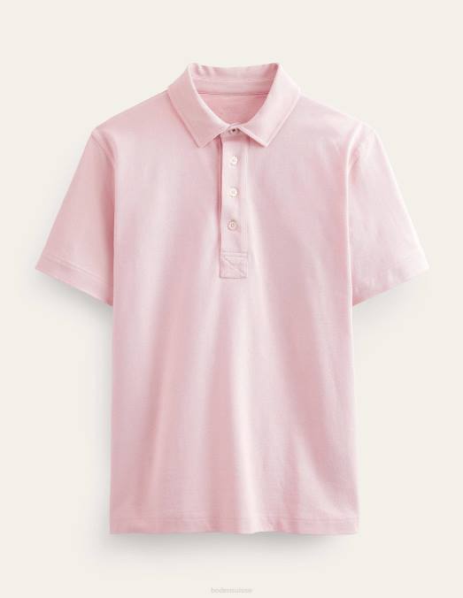 Boden vêtements rose guimauve Hommes polo piqué coupe slim LB2X3533