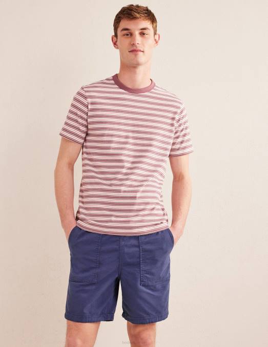 Boden vêtements rose renaissance/corail Hommes t-shirt classique coupe slim LB2X3520