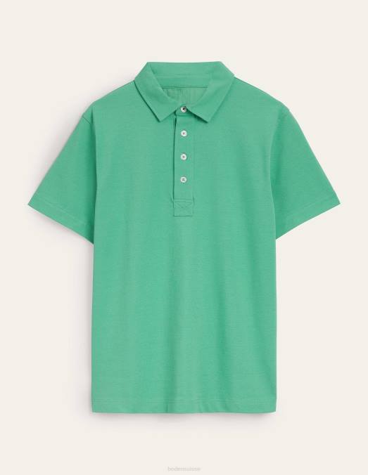 Boden vêtements vert menthe douce Hommes polo piqué coupe slim LB2X3514