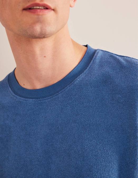 Boden vêtements vraie marine Hommes t-shirt en éponge LB2X3565