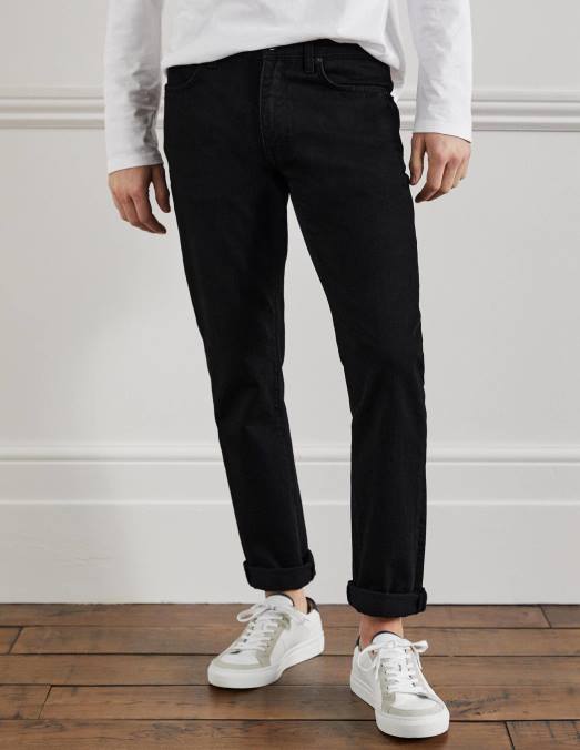 Boden vêtements jean noir Hommes jean slim LB2X3616