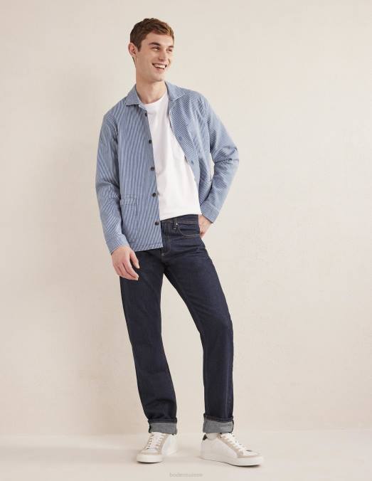 Boden vêtements rinçage foncé Hommes jean coupe droite LB2X3549