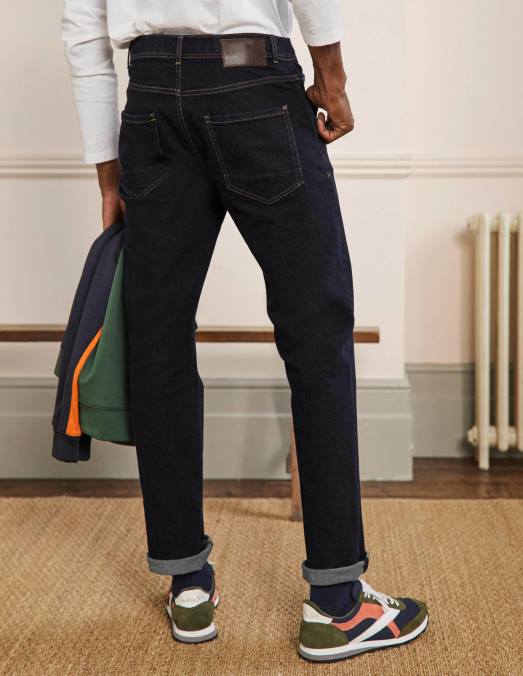 Boden vêtements rinçage foncé Hommes jean droit LB2X3599