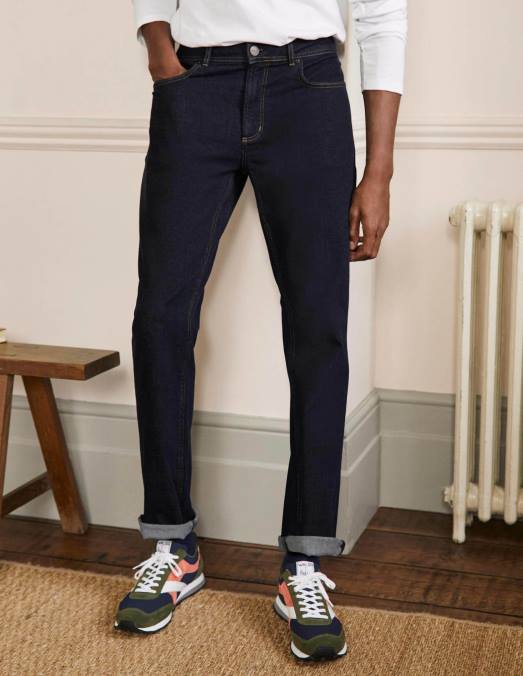 Boden vêtements rinçage foncé Hommes jean droit LB2X3599