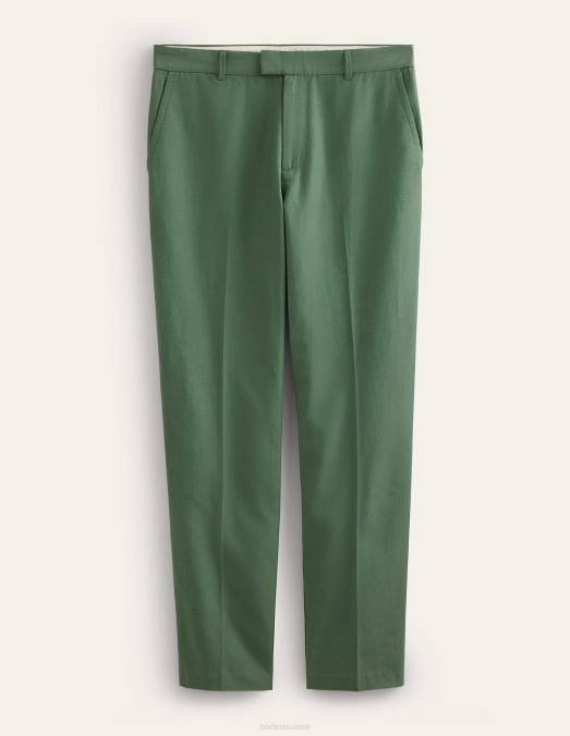 Boden vêtements alligator vert Hommes pantalon habillé délavé LB2X3623