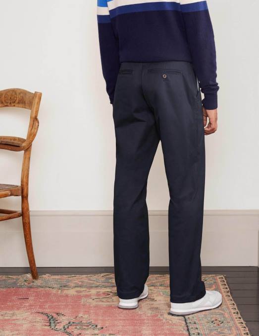 Boden vêtements marine Hommes chino original à jambe droite LB2X3562
