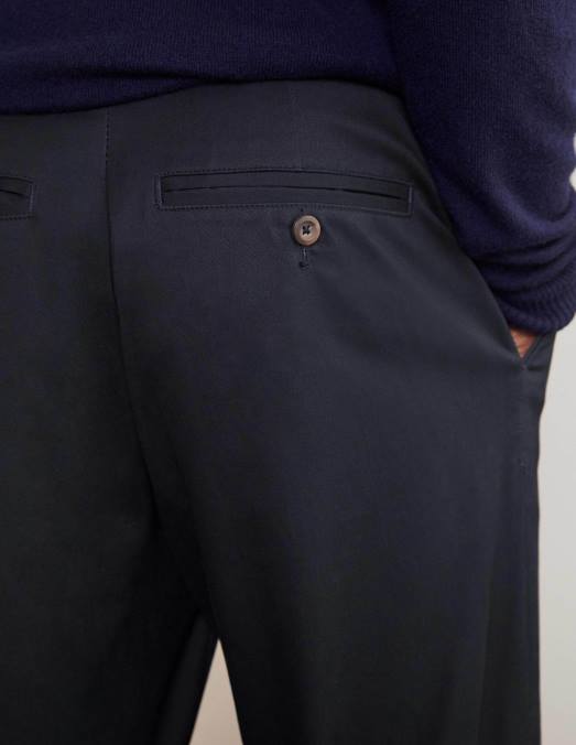 Boden vêtements marine Hommes chino original à jambe droite LB2X3562