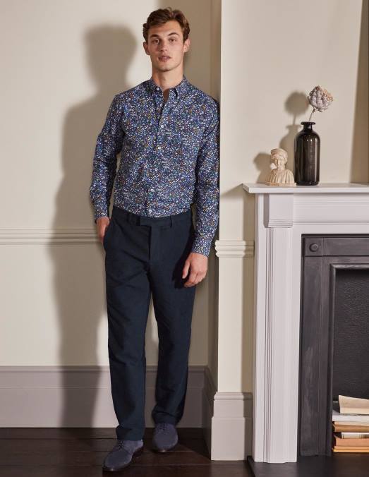 Boden vêtements marine Hommes pantalon en moleskine lothbury LB2X3608